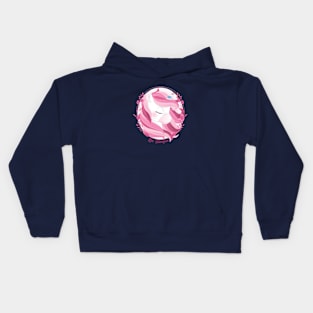 cute unicorn head Kids Hoodie